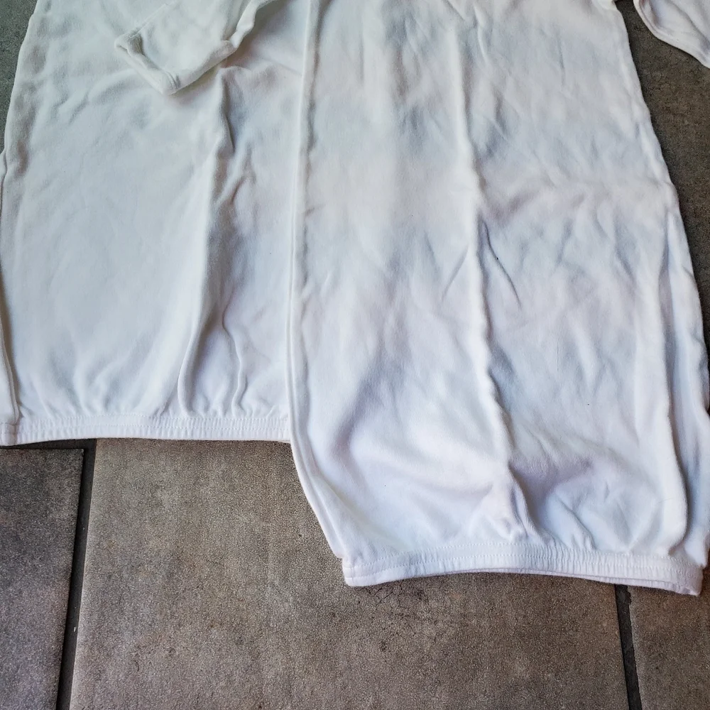 Carters 2 Cotton Sleepers Sleep Sack White Vintage Baby Gender Neutral 0-3M VTG